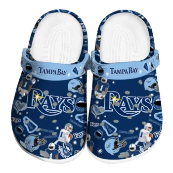 Tampa Bay Rays Football Icons Clogs