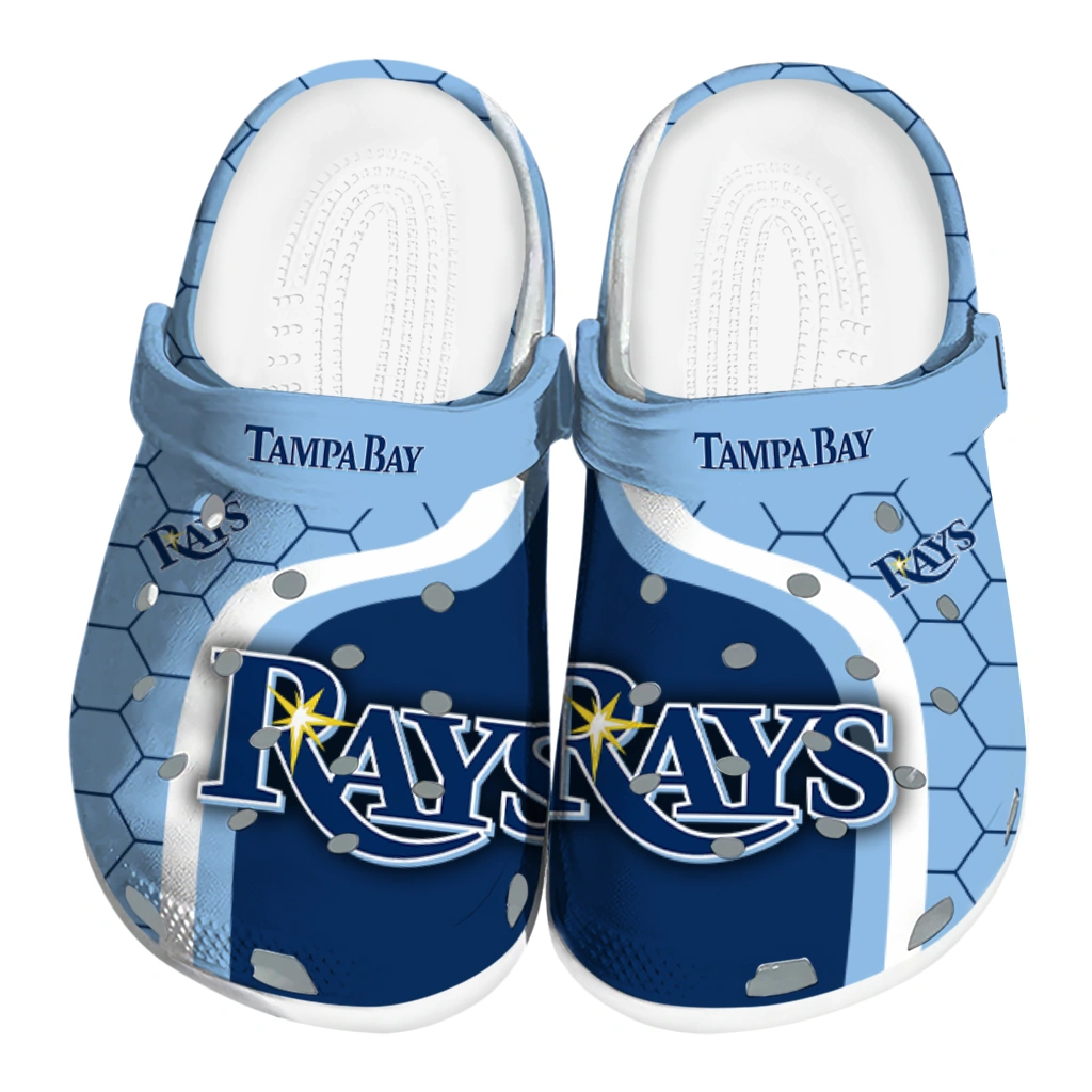 tampa-bay-rays-hexagon-grid-clogs-best-selling tampa bay rays hexagon grid clogs best selling