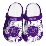 tcu-horned-frogs-splatter-graphics-clogs-best-selling