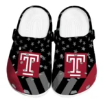 temple-owls-stellar-stripes-theme-clogs-best-selling