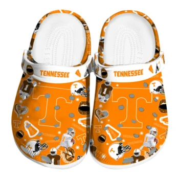 Tennessee Volunteers Football Icons Clogs