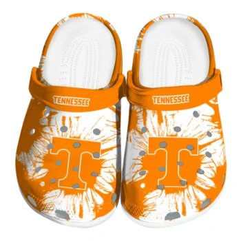 Tennessee Volunteers Splatter Graphics Clogs