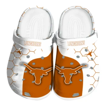Texas Longhorns Hexagon Grid Clogs