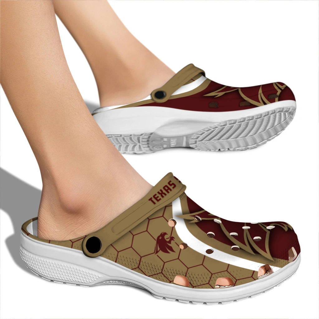 texas-state-bobcats-hexagon-grid-clogs-fashion-forward