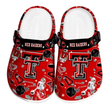 Texas Tech Red Raiders Football Icons Clogs
