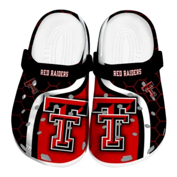Texas Tech Red Raiders Hexagon Grid Clogs
