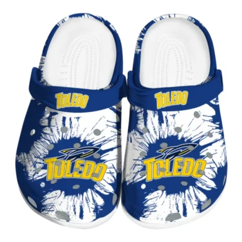 Toledo Rockets Splatter Graphics Clogs