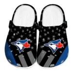 toronto-blue-jays-stellar-stripes-theme-clogs-best-selling