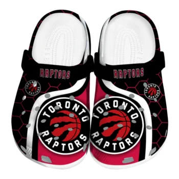 Toronto Raptors Hexagon Grid Clogs