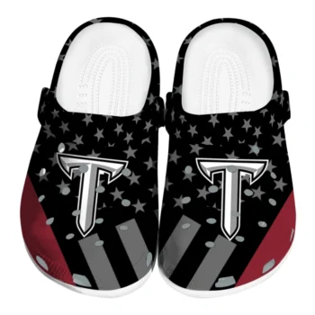 Troy Trojans Stellar Stripes Theme Clogs