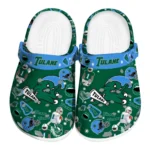 tulane-green-wave-football-icons-clogs-best-selling
