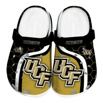 UCF Knights Hexagon Grid Clogs