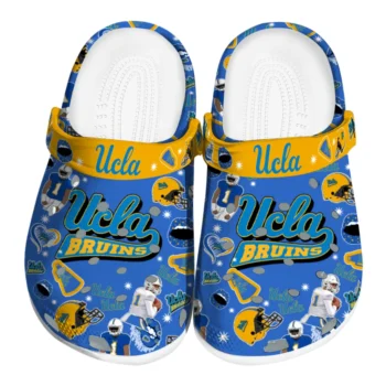 UCLA Bruins Football Icons Clogs