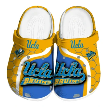 UCLA Bruins Hexagon Grid Clogs