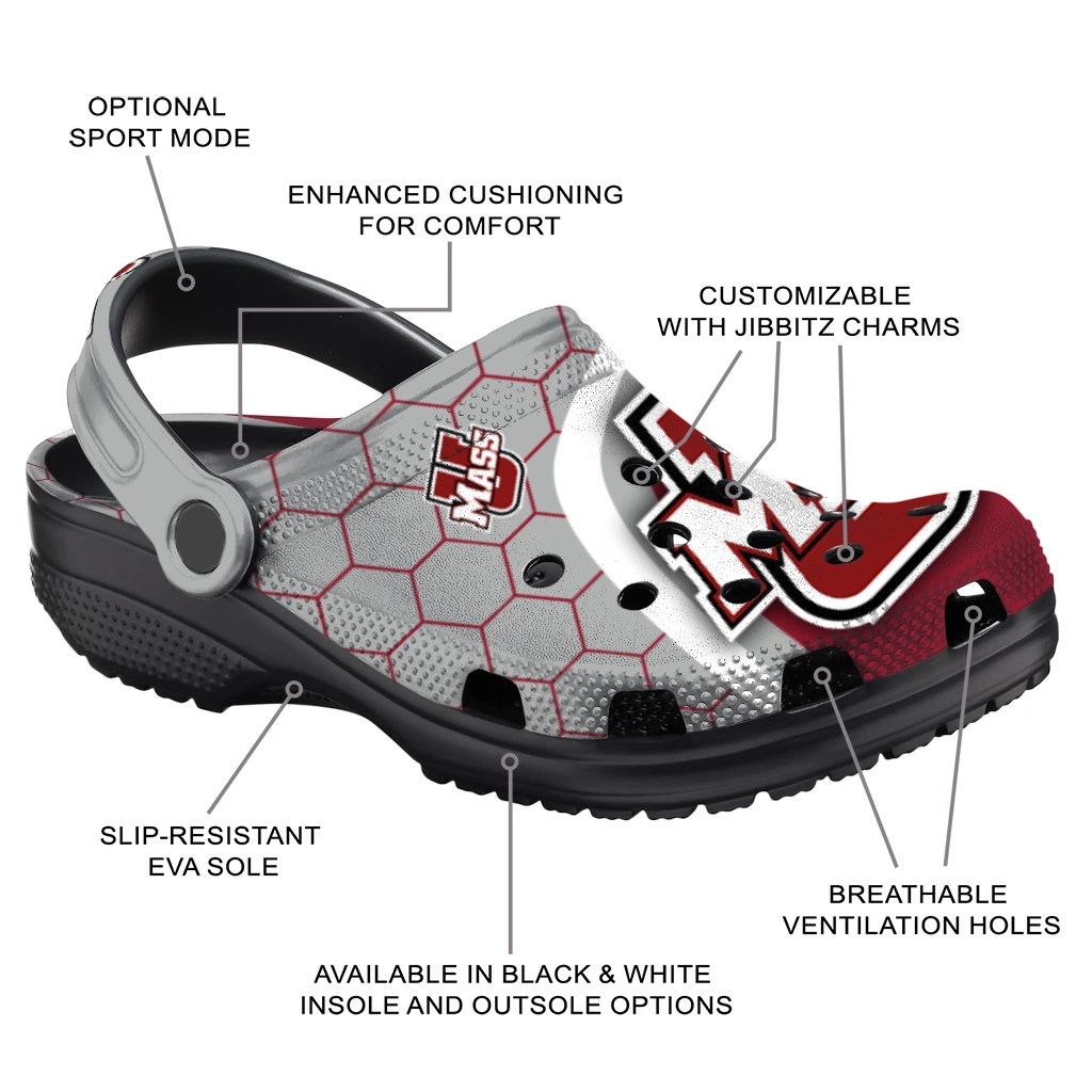 umass-minutemen-hexagon-grid-clogs-new-arrival