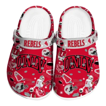 UNLV Rebels Football Icons Clogs