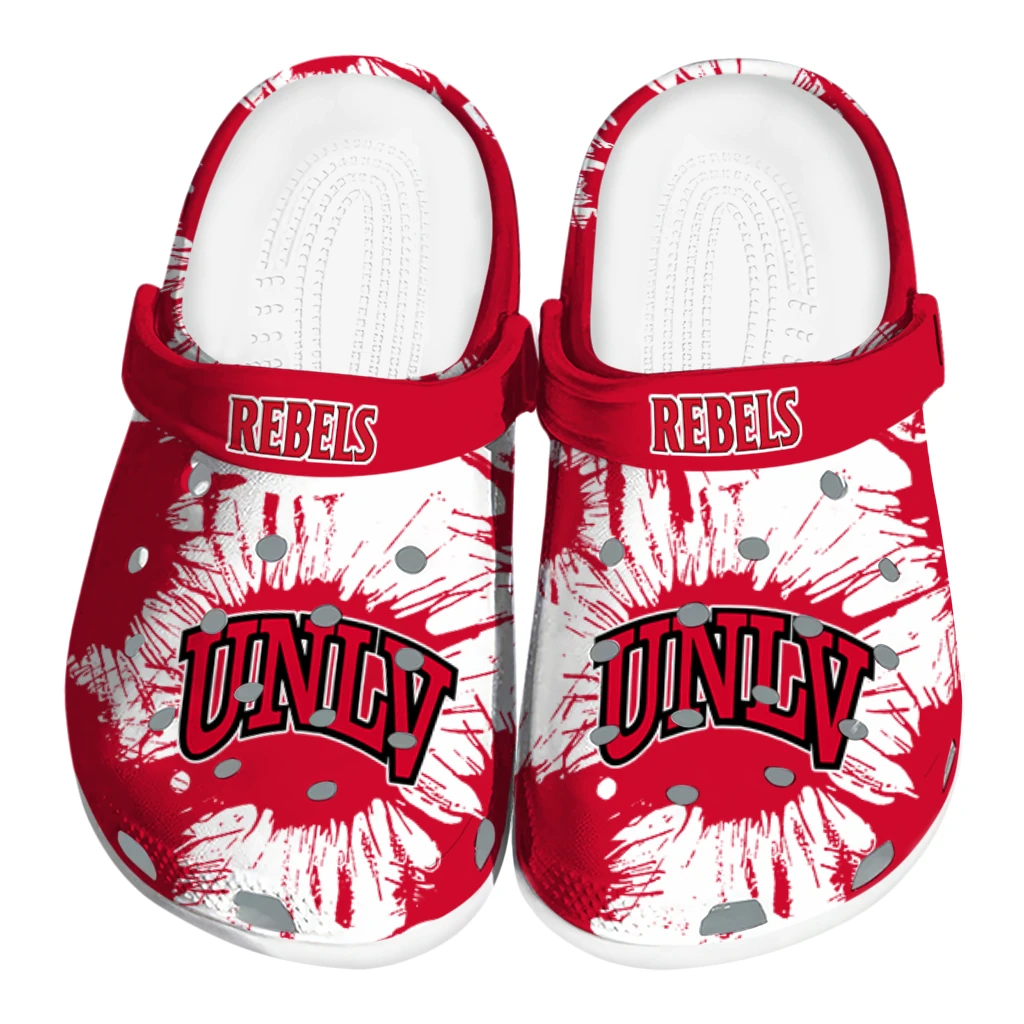 unlv-rebels-splatter-graphics-clogs-best-selling unlv rebels splatter graphics clogs best selling