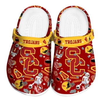 USC Trojans Football Icons Clogs