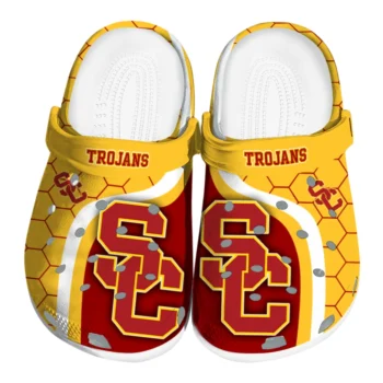 USC Trojans Hexagon Grid Clogs