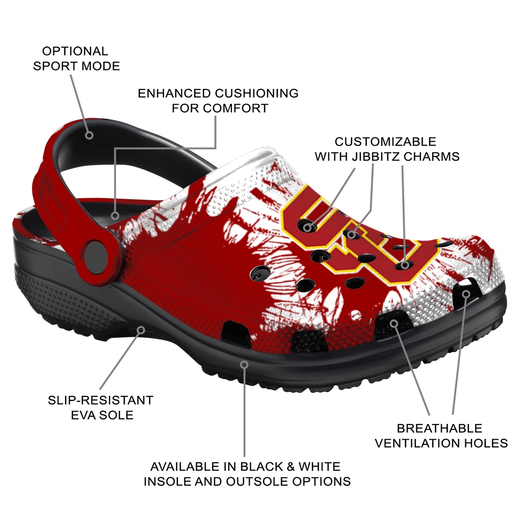 usc-trojans-splatter-graphics-clogs-new-arrival