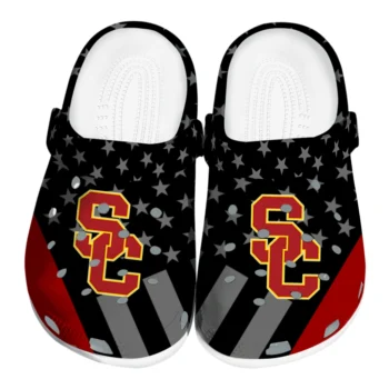 USC Trojans Stellar Stripes Theme Clogs