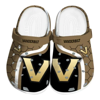 Vanderbilt Commodores Hexagon Grid Clogs
