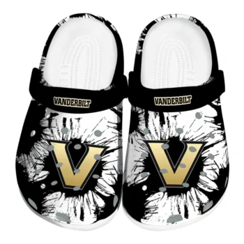 Vanderbilt Commodores Splatter Graphics Clogs