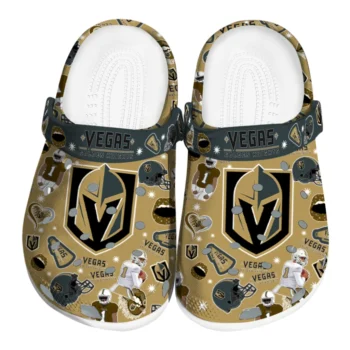 Vegas Golden Knights Football Icons Clogs