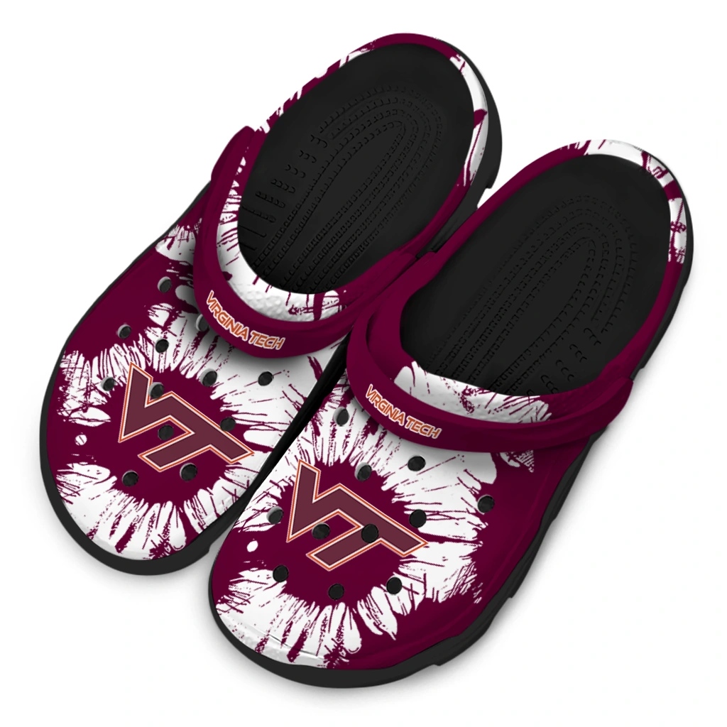 virginia-tech-hokies-splatter-graphics-clogs-latest-model
