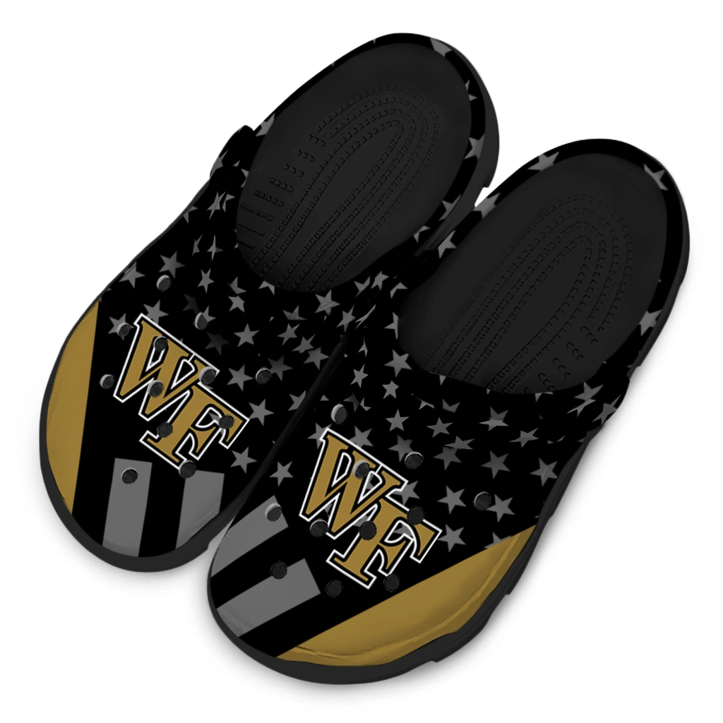 wake-forest-demon-deacons-stellar-stripes-theme-clogs-latest-model