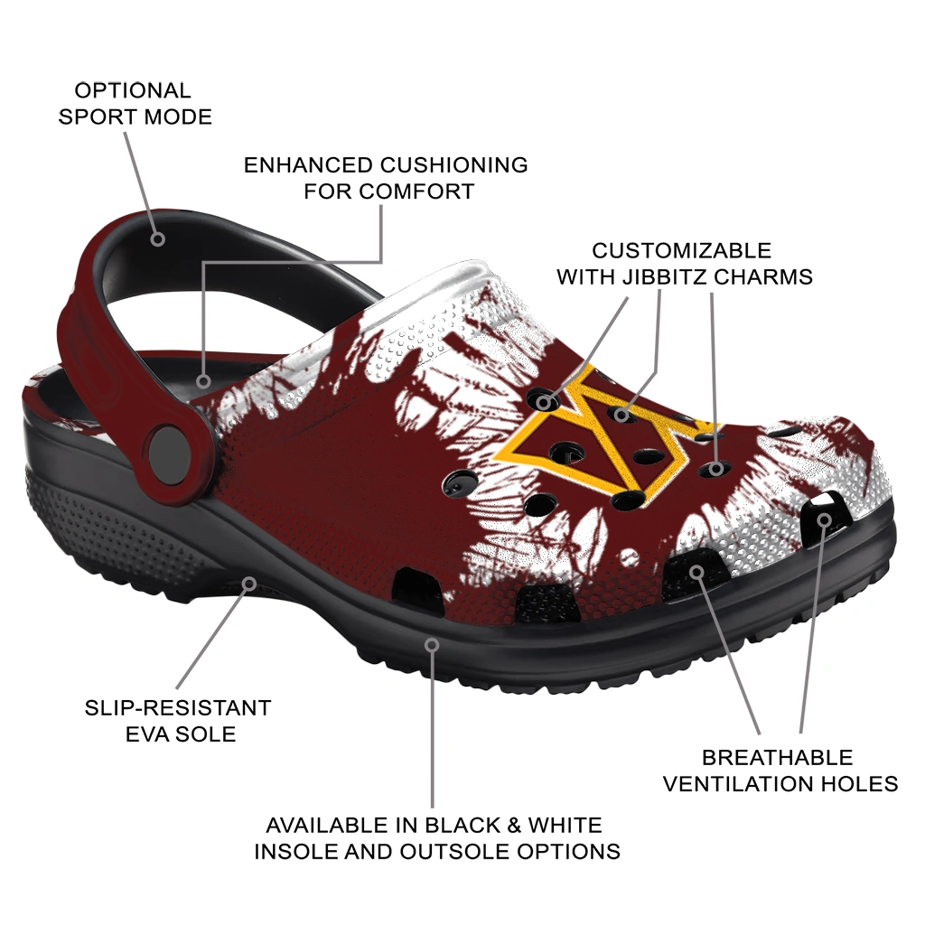 washington-commanders-splatter-graphics-clogs-new-arrival