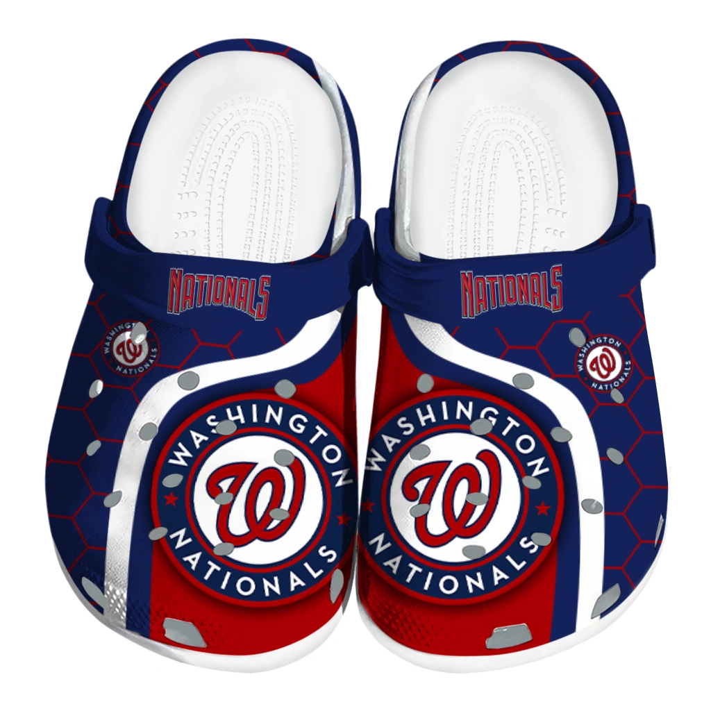 washington-nationals-hexagon-grid-clogs-best-selling washington nationals hexagon grid clogs best selling
