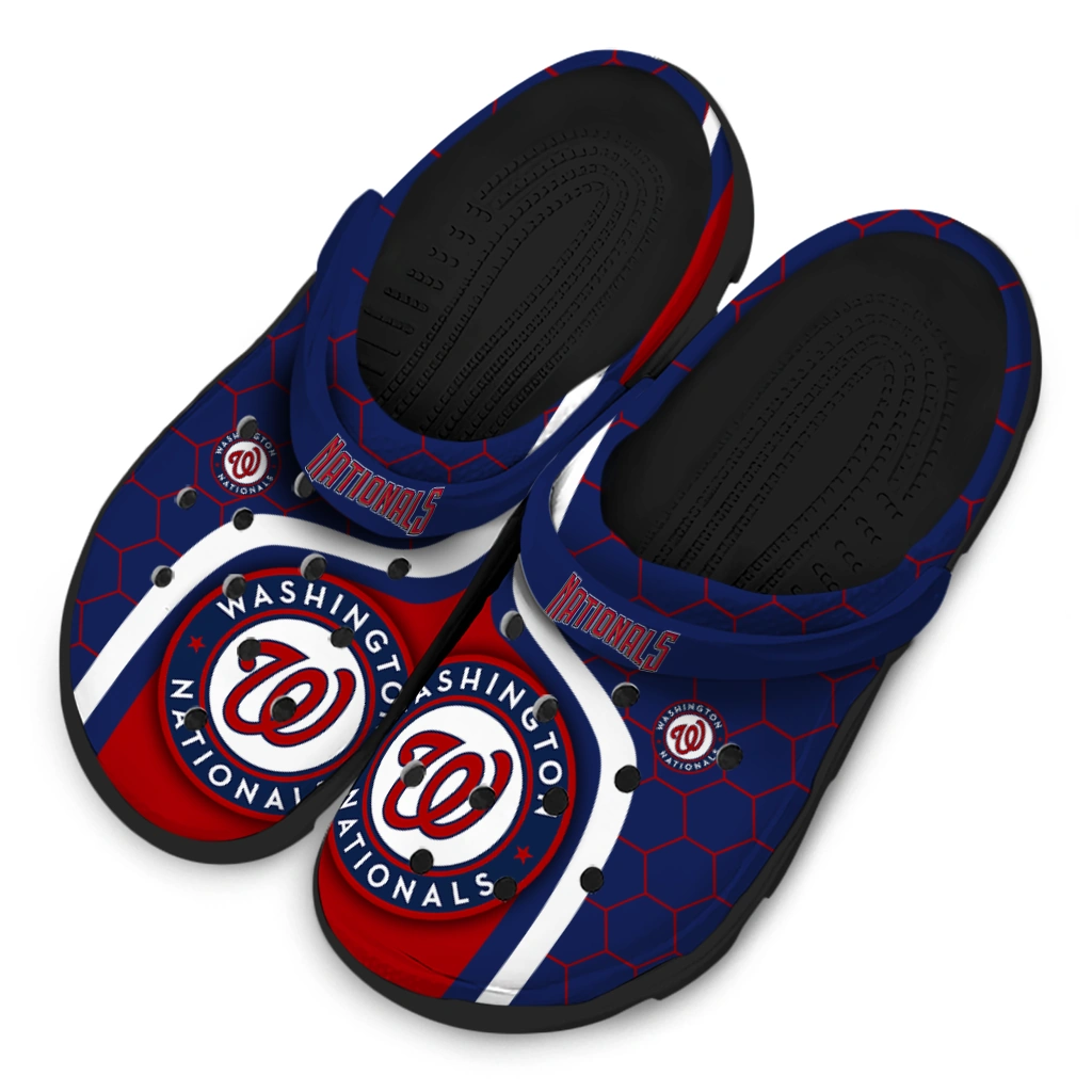 washington-nationals-hexagon-grid-clogs-latest-model