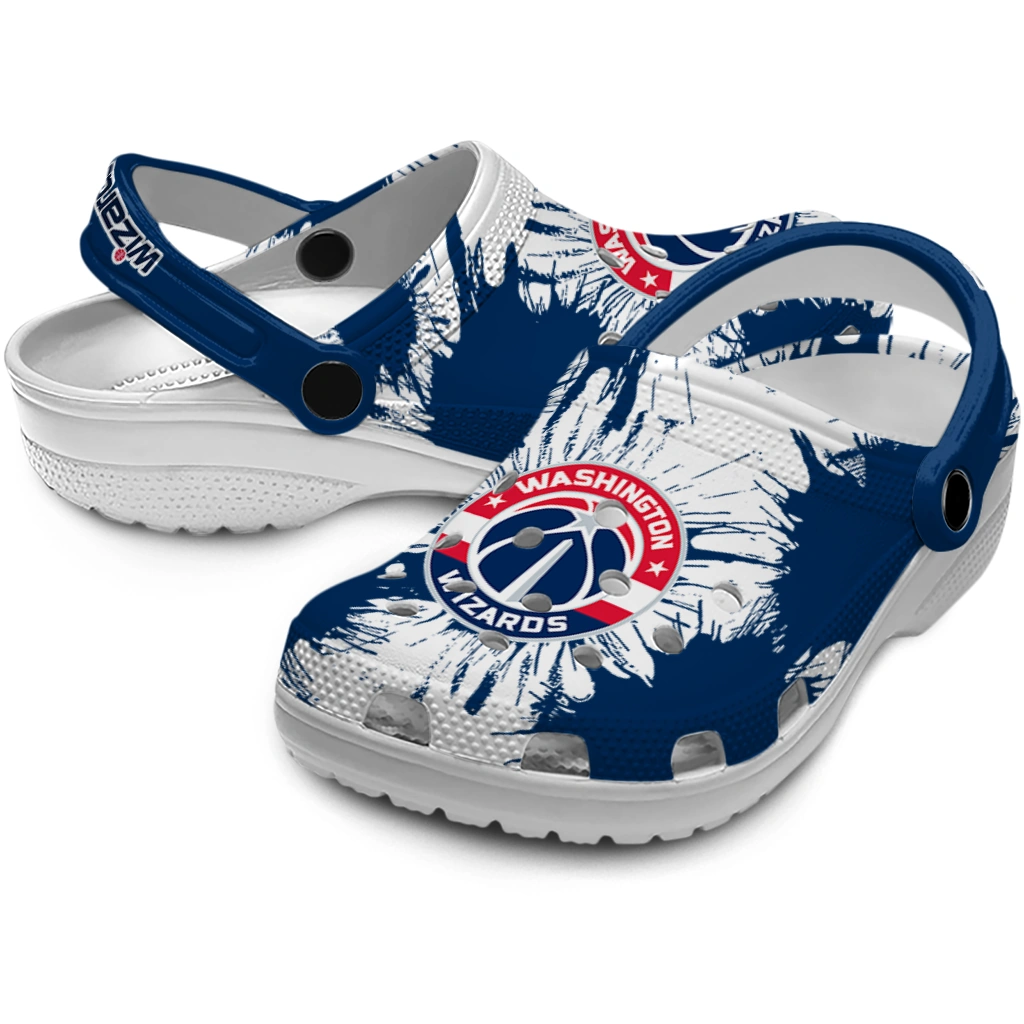 washington-wizards-splatter-graphics-clogs-high-quality