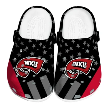 Western Kentucky Hilltoppers Stellar Stripes Theme Clogs