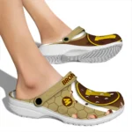 western-michigan-broncos-hexagon-grid-clogs-best-selling