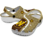 western-michigan-broncos-hexagon-grid-clogs-best-selling